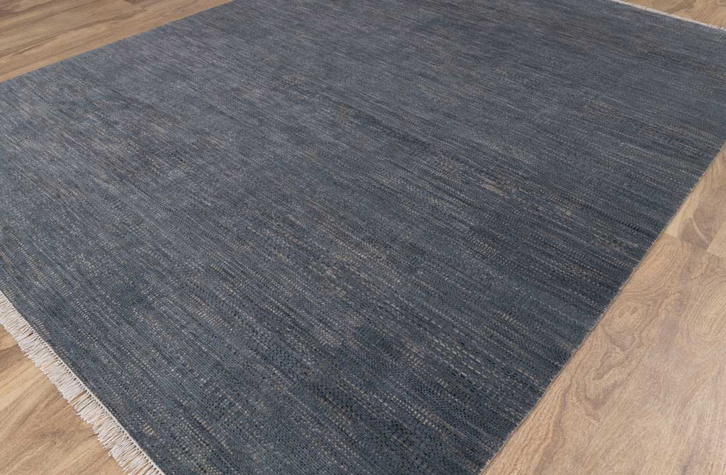 Luxury - Oak Grey Gold Wool & Bamboo Silk Hand Knotted Premium Carpet