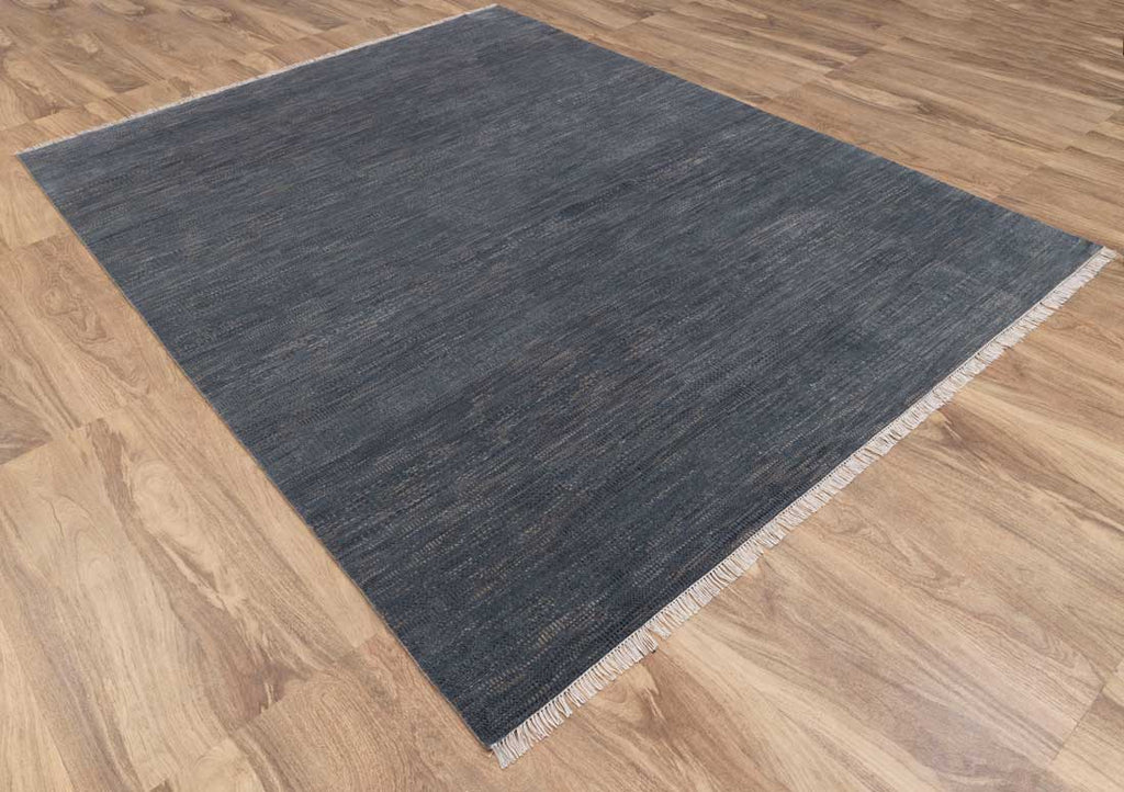 Luxury - Oak Grey Gold Wool & Bamboo Silk Hand Knotted Premium Carpet