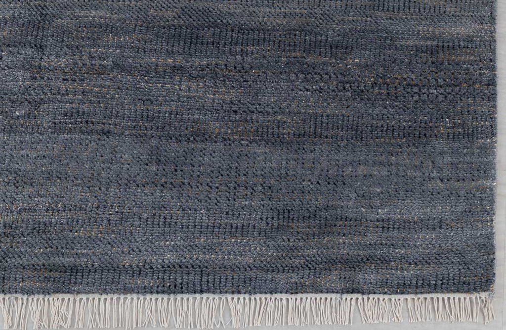 Luxury - Meadow Grey Gold Wool & Bamboo Silk Hand Knotted Premium Carpet