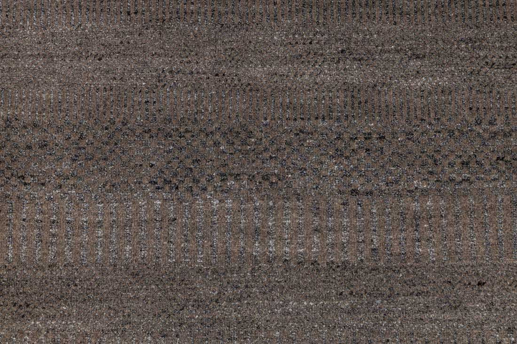 Luxury - Brega Grey Silver Wool & Bamboo Silk Hand Knotted Premium Carpet