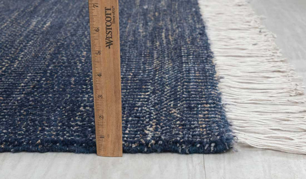 Luxury - Nile Blue Gold Wool & Bamboo Silk Hand Knotted Premium Carpet