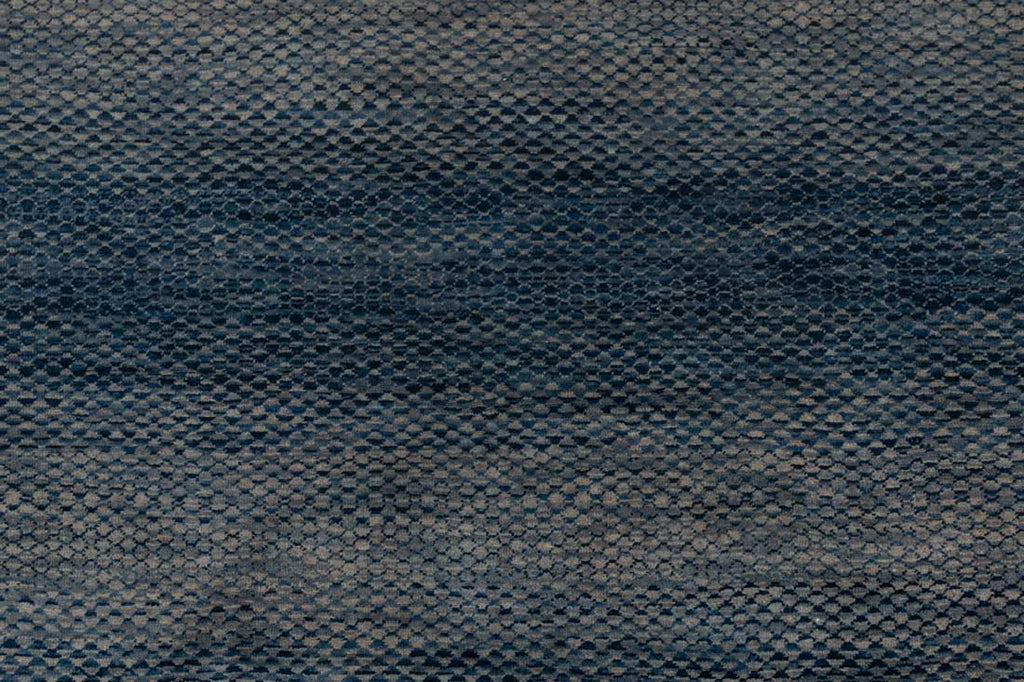 Luxury - Patricia Blue Camel Wool & Bamboo Silk Hand Knotted Premium Carpet