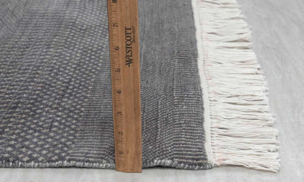 Luxury - Marble Grey Beige Wool & Bamboo Silk Hand Knotted Premium Carpet