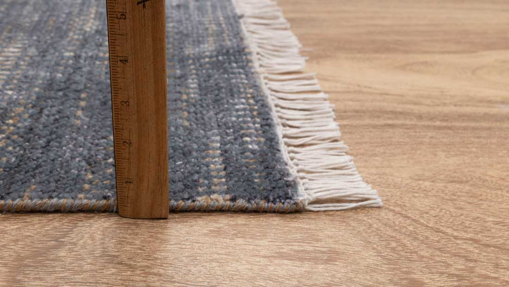 Luxury - Oak Grey Gold Wool & Bamboo Silk Hand Knotted Premium Carpet