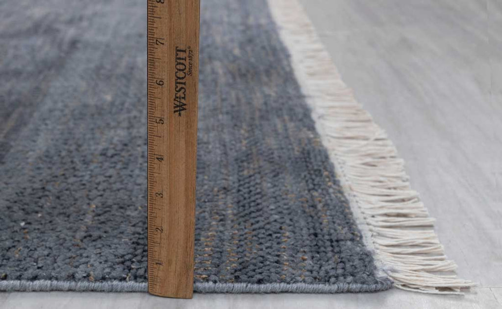 Luxury - Meadow Grey Gold Wool & Bamboo Silk Hand Knotted Premium Carpet