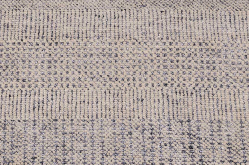 Luxury - Larkspur Grey Charcoal Wool & Bamboo Silk Hand Knotted Premium Carpet