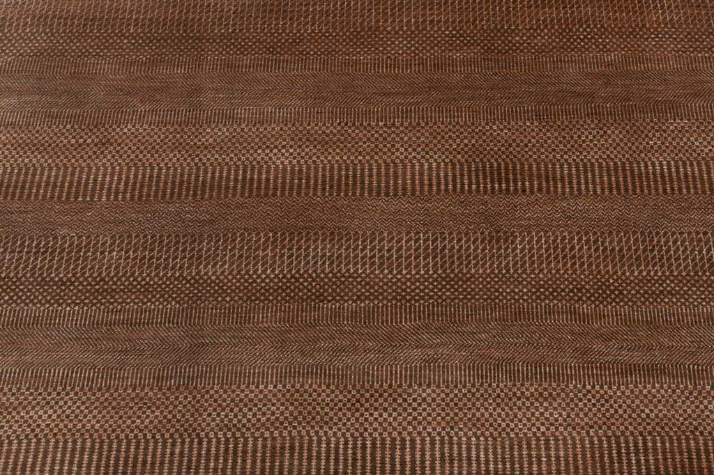 Luxury - Elmore Brown Rust Wool & Bamboo Silk Hand Knotted Premium Carpet