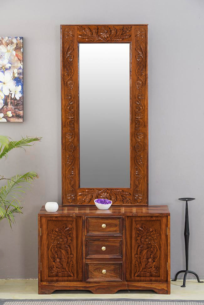 Solid Wood Czar Carving Dressing Table