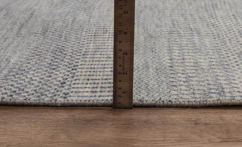 Luxury - Lauren Brown Grey Wool & Bamboo Silk Hand Knotted Premium Carpet