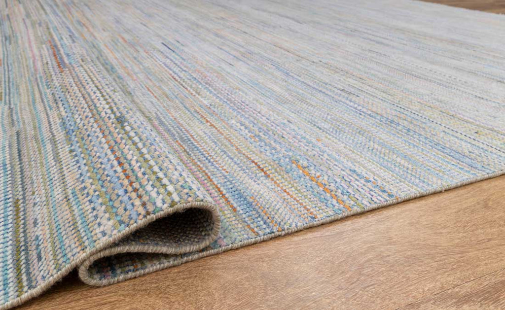 Luxury - Rancjo Grey Multi Wool & Bamboo Silk Hand Knotted Premium Carpet