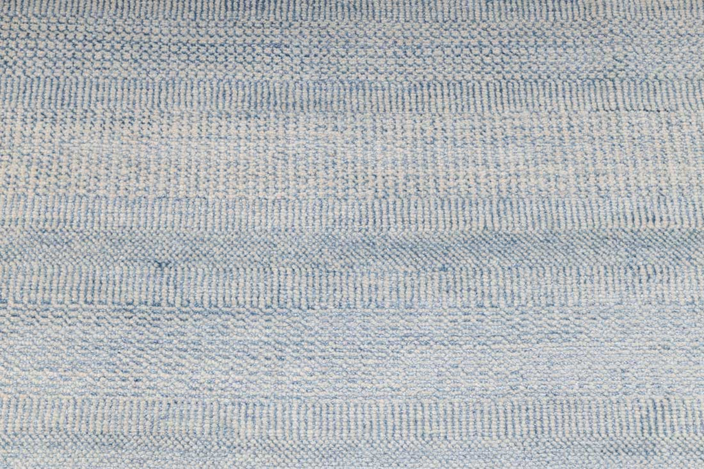 Luxury - Colorado Grey Blue Wool & Bamboo Silk Hand Knotted Premium Carpet