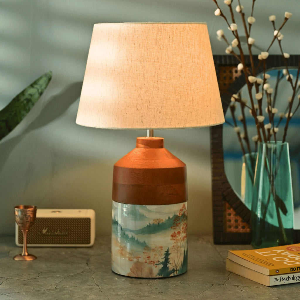 Solid Panorama Night Table Lamp