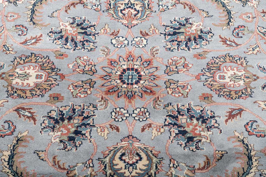 Luxury - Symmetry Blue Pink Woolen Hand Knotted Premium Carpet