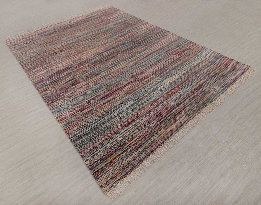 Luxury - Candy Multi Wool & Bamboo Silk Hand Knotted Premium Carpet