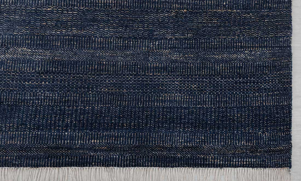 Luxury - Nile Blue Gold Wool & Bamboo Silk Hand Knotted Premium Carpet