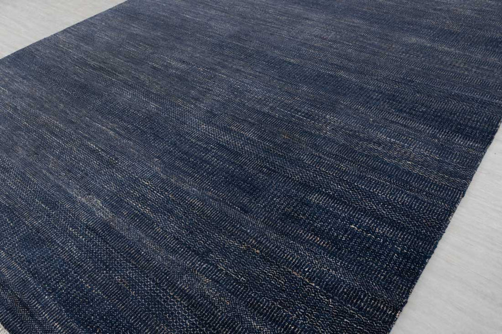 Luxury - Nile Blue Gold Wool & Bamboo Silk Hand Knotted Premium Carpet