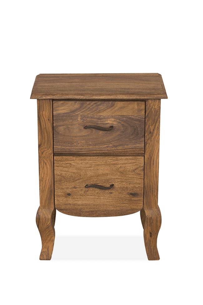 Solid Wood Tania Grand Bedside Table – Saraf Furniture