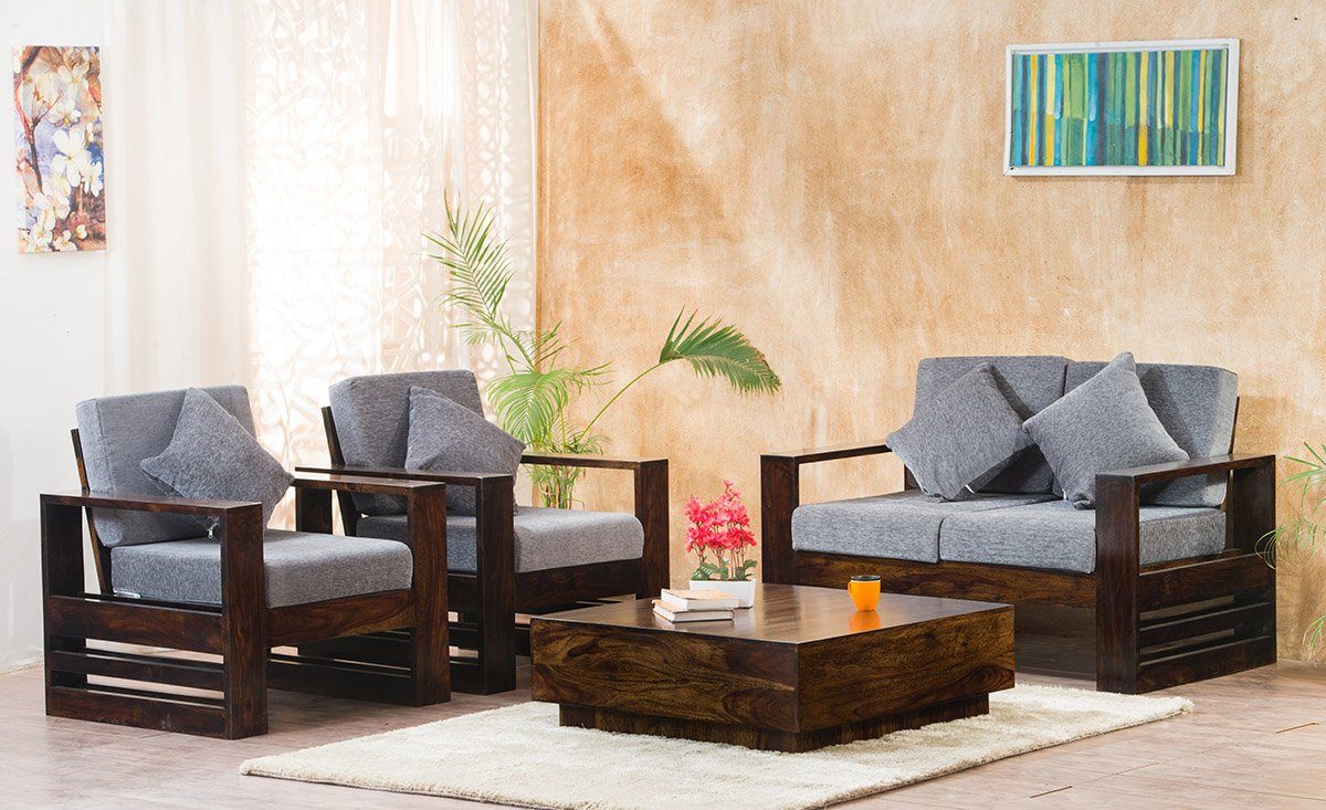 Parsons wooden deals sofa