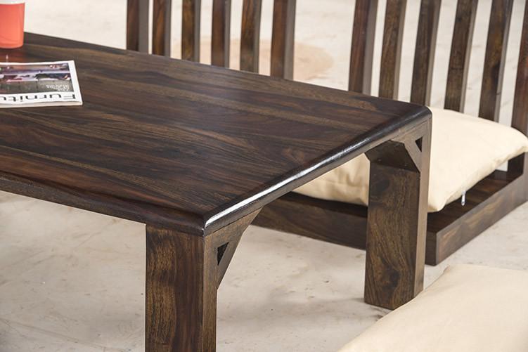 Japanese floor dining table set hot sale